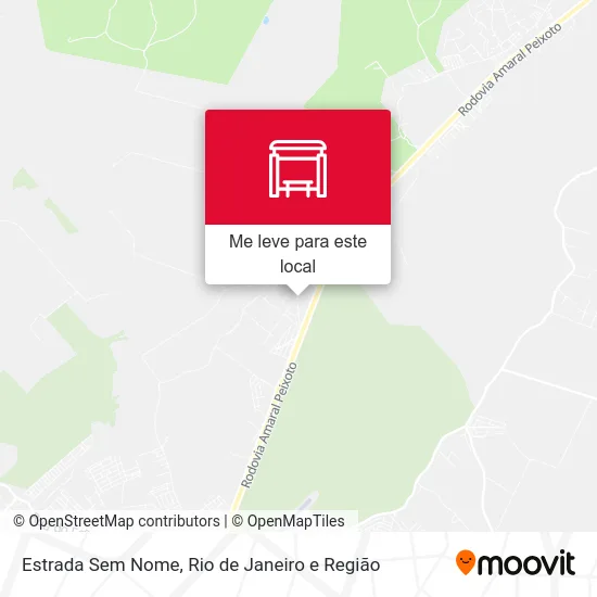 Estrada Sem Nome mapa
