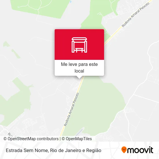 Estrada Sem Nome mapa