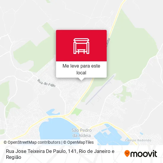 Rua Jose Teixeira De Paulo, 141 mapa