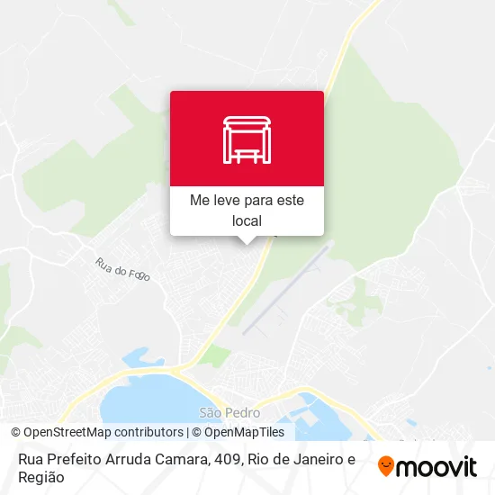 Rua Prefeito Arruda Camara, 409 mapa