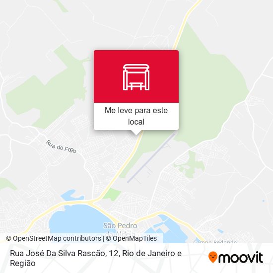 Rua José Da Silva Rascão, 12 mapa