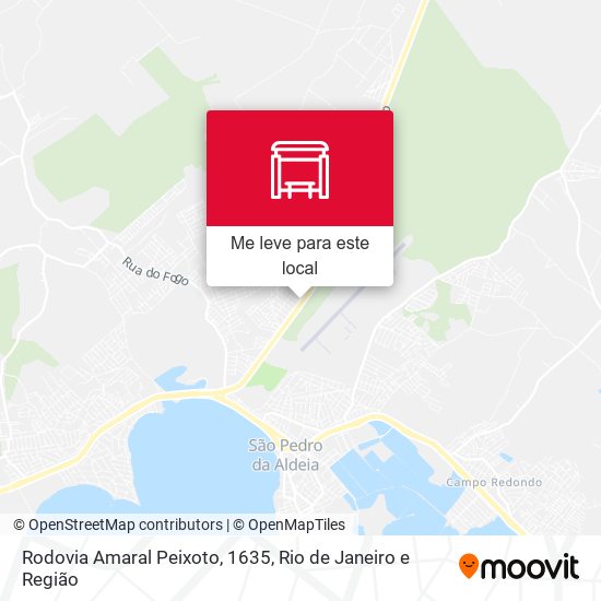 Rodovia Amaral Peixoto, 1635 mapa