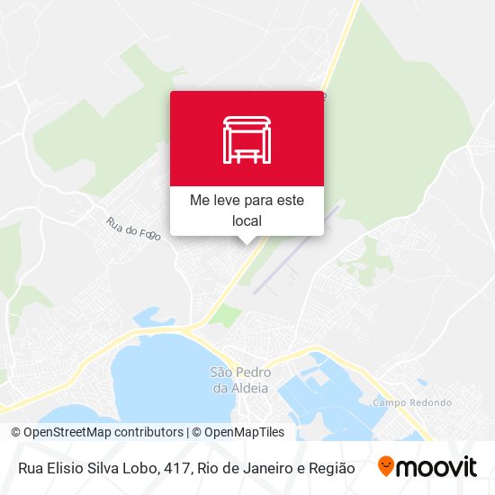 Rua Elisio Silva Lobo, 417 mapa