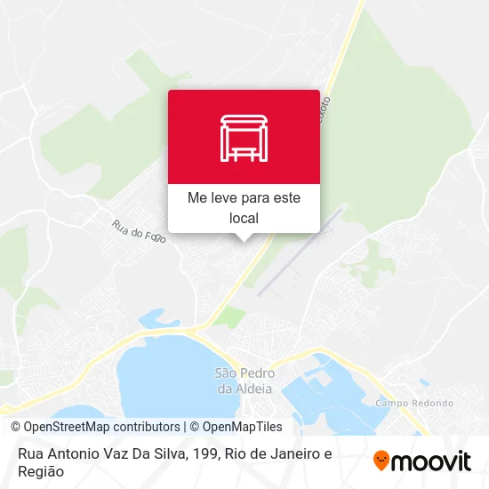 Rua Antonio Vaz Da Silva, 199 mapa