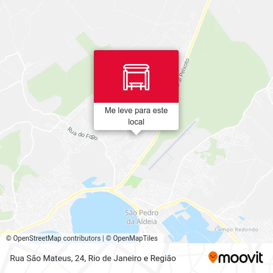 Rua São Mateus, 24 mapa