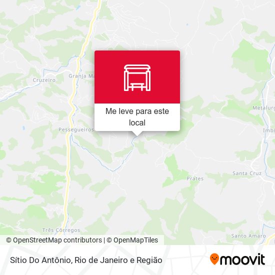 Sítio Do Antônio mapa
