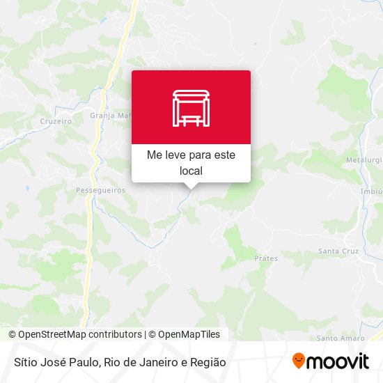 Sítio José Paulo mapa