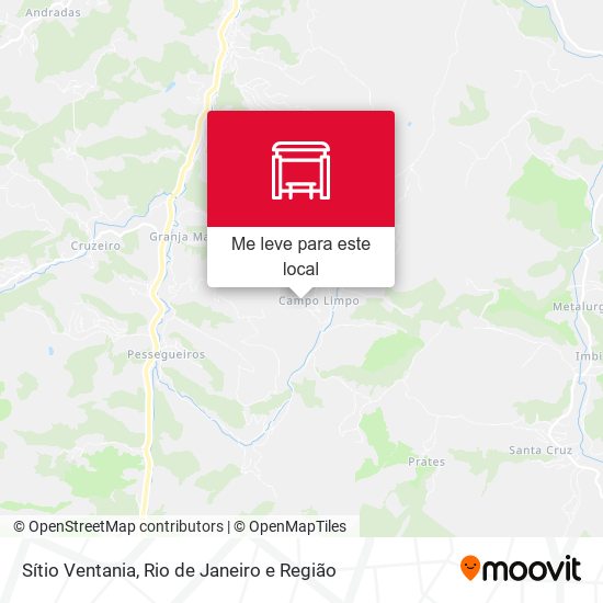 Sítio Ventania mapa
