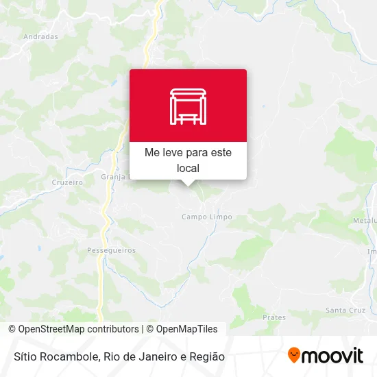 Sítio Rocambole mapa