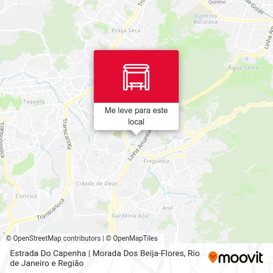 Estrada Do Capenha | Morada Dos Beija-Flores mapa