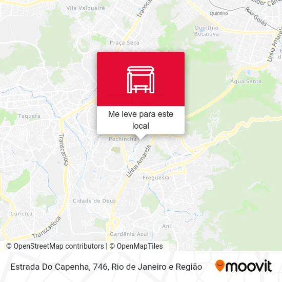 Estrada Do Capenha, 746 mapa