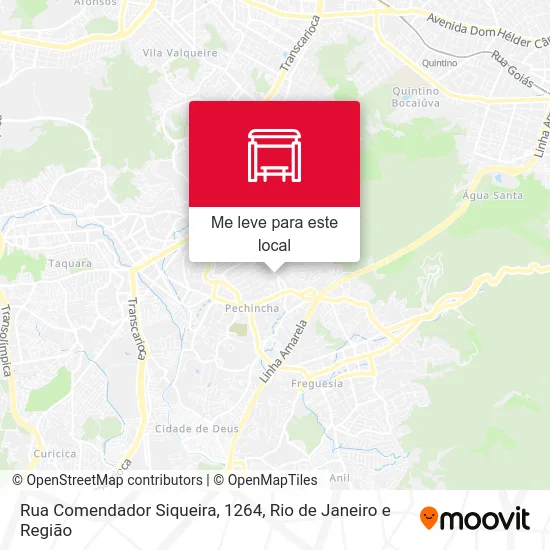 Rua Comendador Siqueira, 1264 mapa
