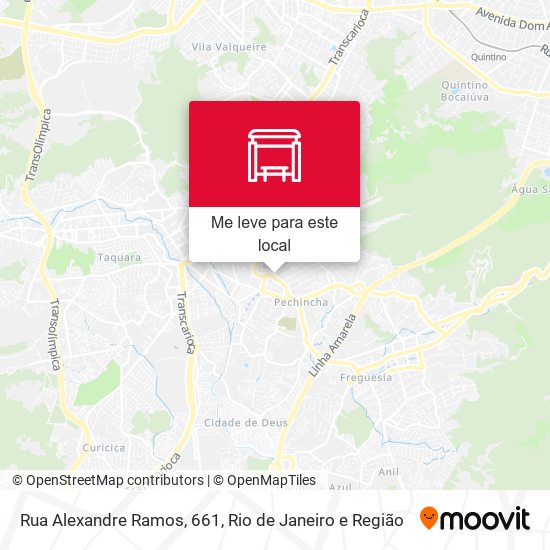 Rua Alexandre Ramos, 661 mapa