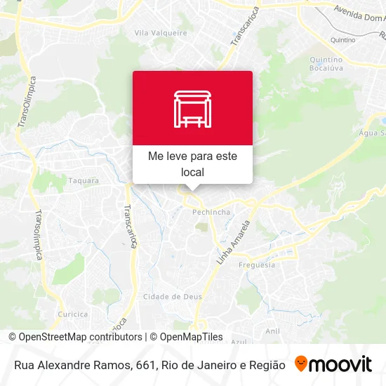 Rua Alexandre Ramos, 661 mapa