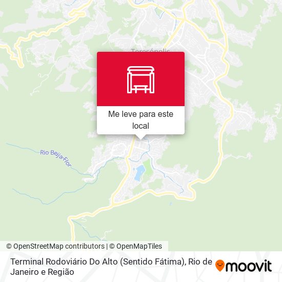 Terminal Rodoviário Do Alto (Sentido Fátima) mapa
