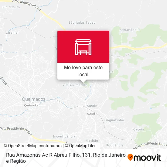 Rua Amazonas Ac R Abreu Filho, 131 mapa