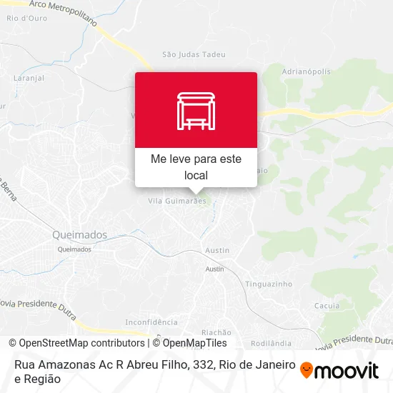 Rua Amazonas Ac R Abreu Filho, 332 mapa