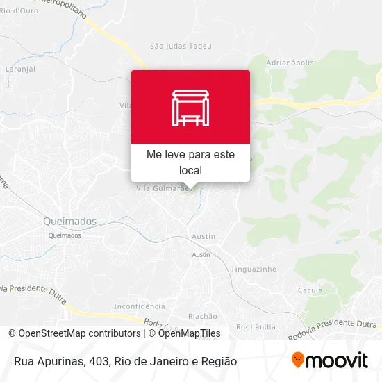 Rua Apurinas, 403 mapa