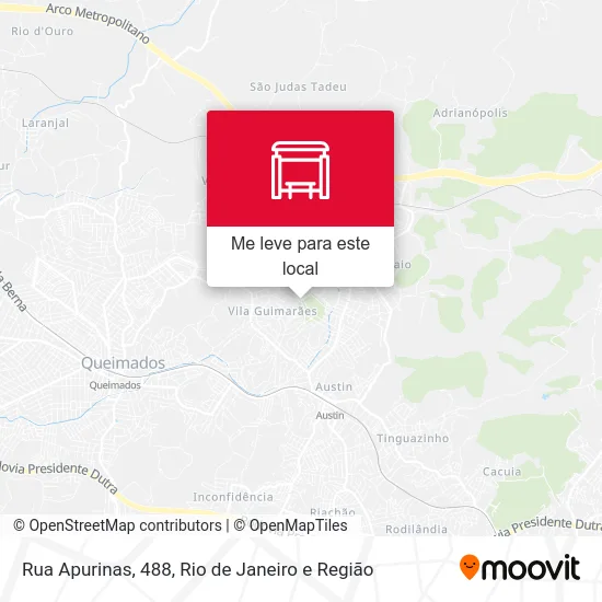 Rua Apurinas, 488 mapa