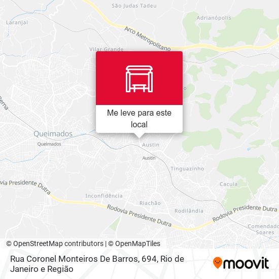 Rua Coronel Monteiros De Barros, 694 mapa