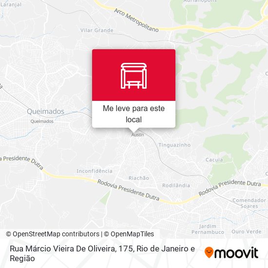Rua Márcio Vieira De Oliveira, 175 mapa
