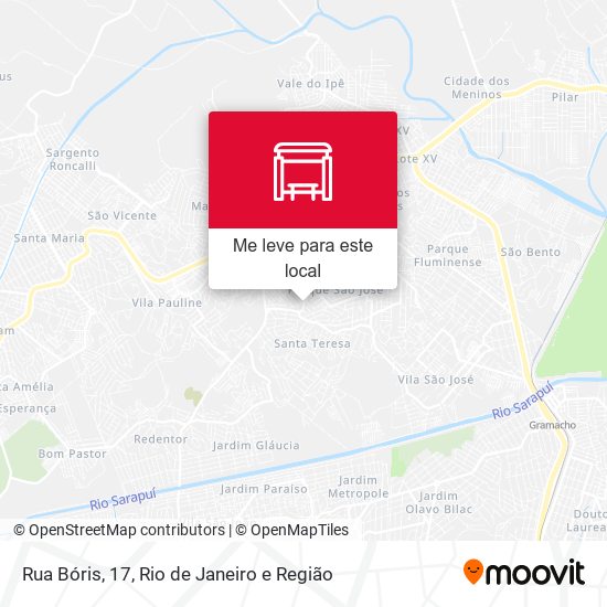Rua Bóris, 17 mapa