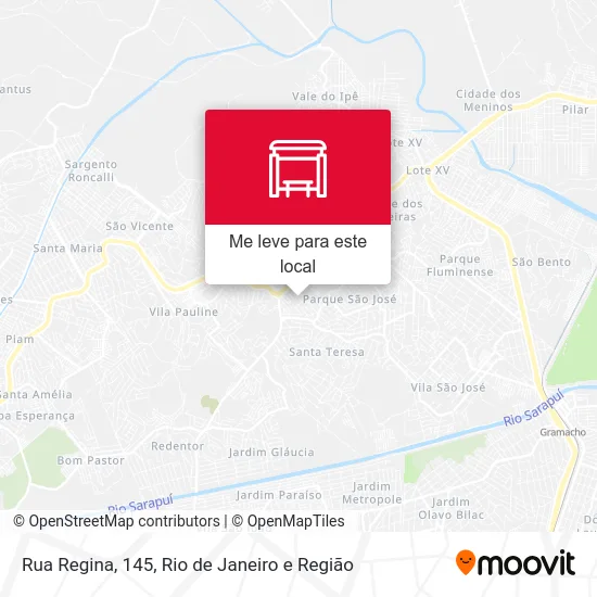 Rua Regina, 145 mapa