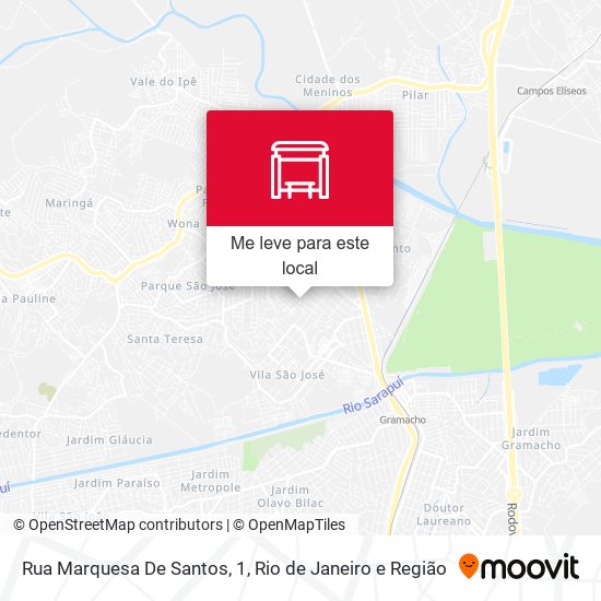 Rua Marquesa De Santos, 1 mapa