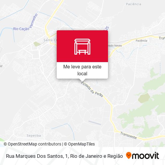 Rua Marques Dos Santos, 1 mapa