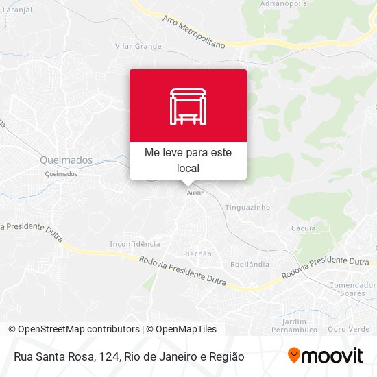 Rua Santa Rosa, 124 mapa