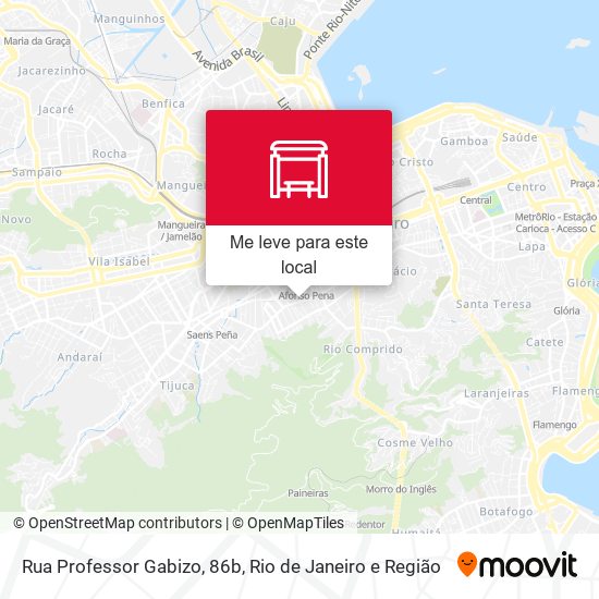 Rua Professor Gabizo, 86b mapa