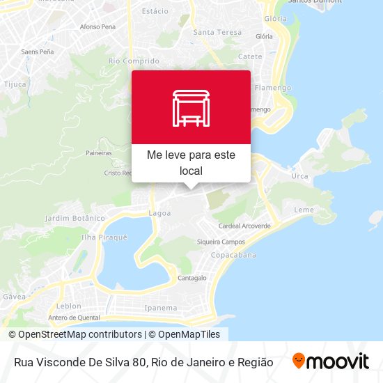 Rua Visconde De Silva 80 mapa