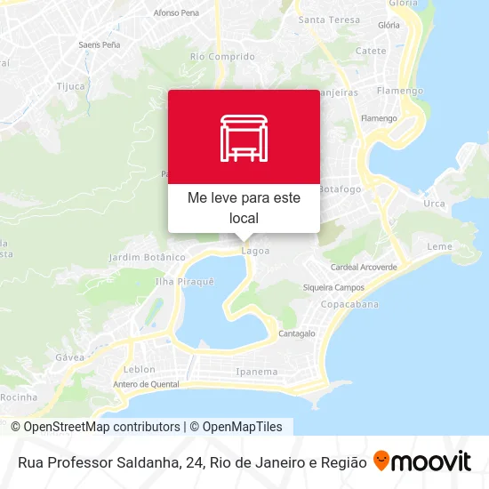Rua Professor Saldanha, 24 mapa
