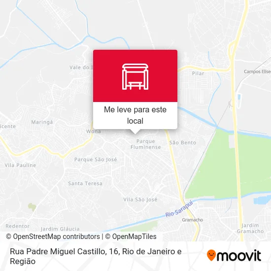 Rua Padre Miguel Castillo, 16 mapa