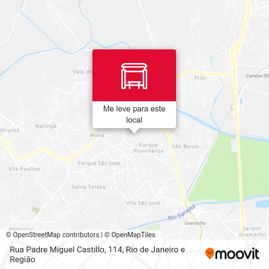 Rua Padre Miguel Castillo, 114 mapa