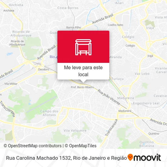 Rua Carolina Machado 1532 mapa