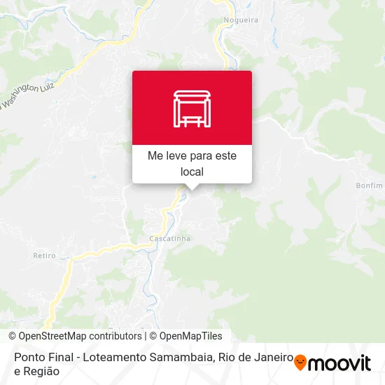 Ponto Final - Loteamento Samambaia mapa