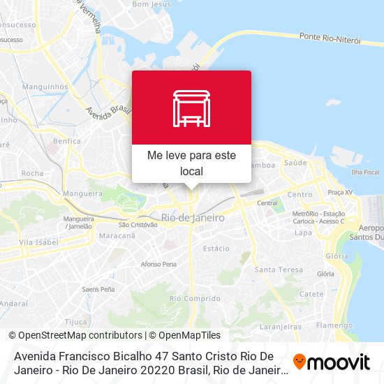 Avenida Francisco Bicalho 47 Santo Cristo Rio De Janeiro - Rio De Janeiro 20220 Brasil mapa