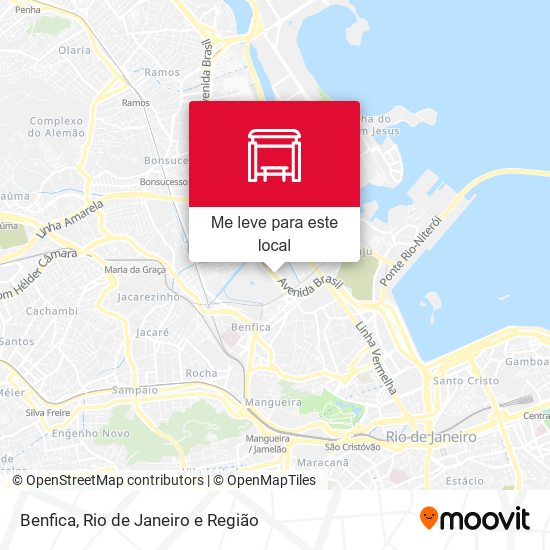 Benfica mapa