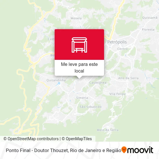 Ponto Final - Doutor Thouzet mapa