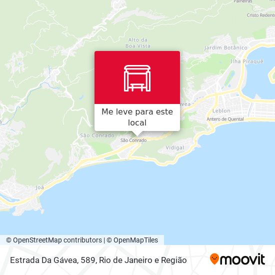 Estrada Da Gávea, 589 mapa