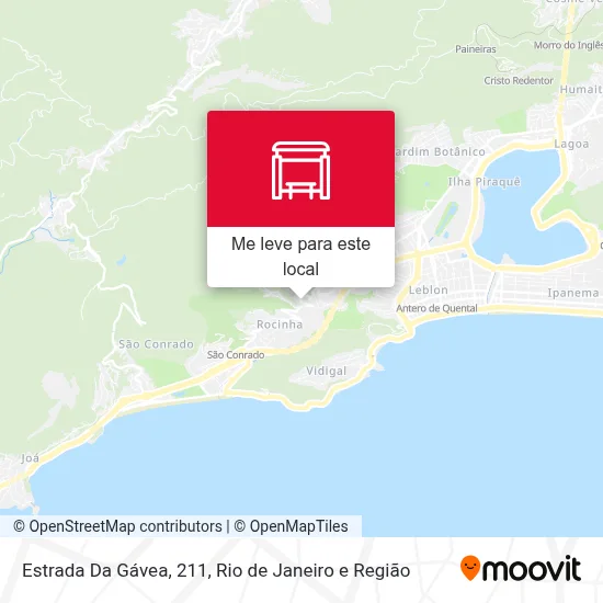 Estrada Da Gávea, 211 mapa