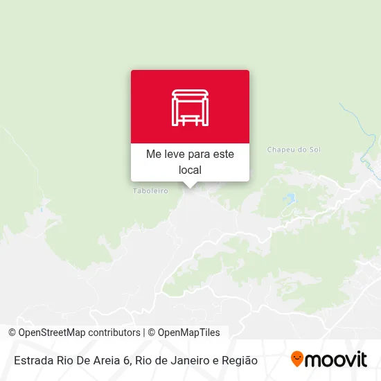 Estrada Rio De Areia 6 mapa
