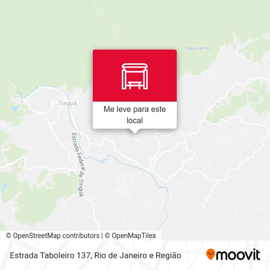 Estrada Taboleiro 137 mapa