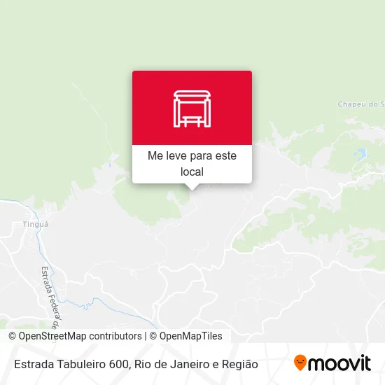 Estrada Tabuleiro 600 mapa