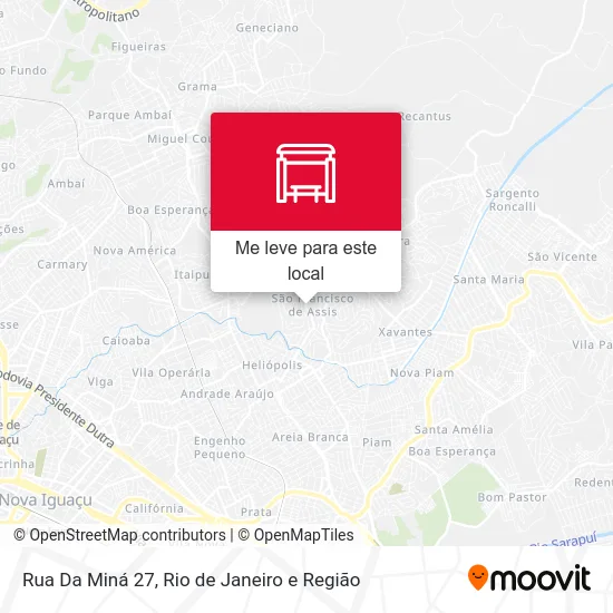 Rua Da Miná 27 mapa