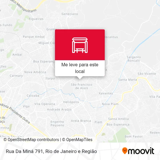 Rua Da Miná 791 mapa