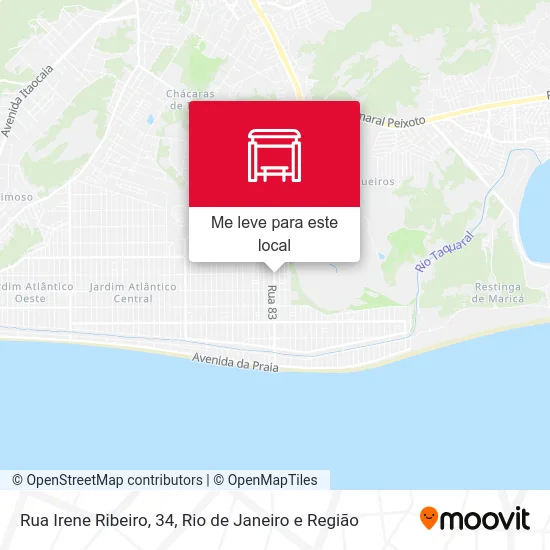 Rua Irene Ribeiro, 34 mapa