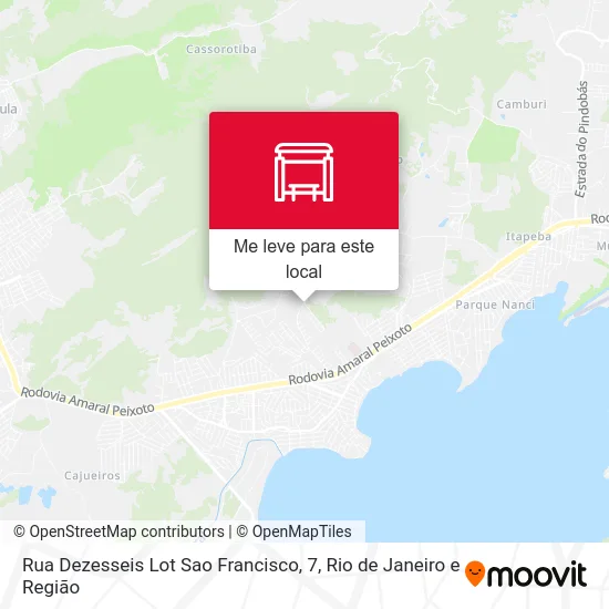 Rua Dezesseis Lot Sao Francisco, 7 mapa