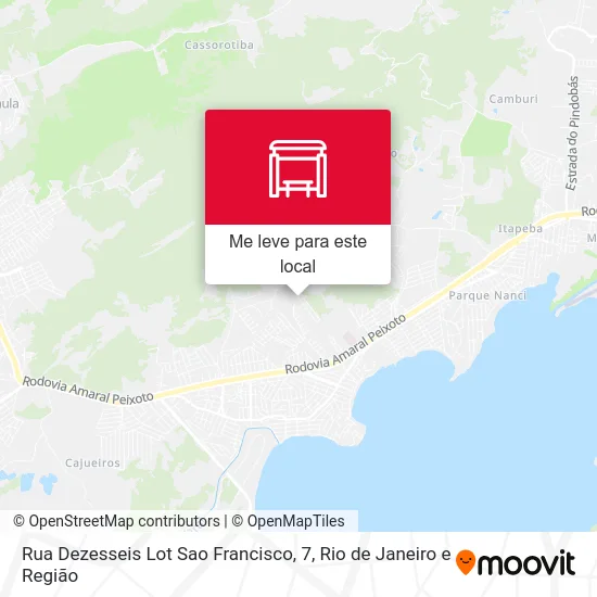 Rua Dezesseis Lot Sao Francisco, 7 mapa